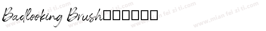 Badlooking Brush字体转换